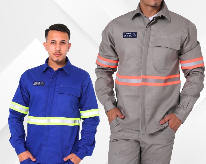Conjunto NR10 – Calça e camisa antichama certificada